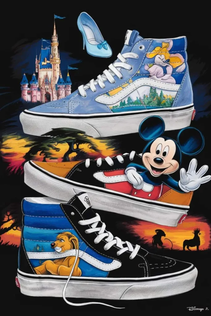 vans disney shoe painting ideas