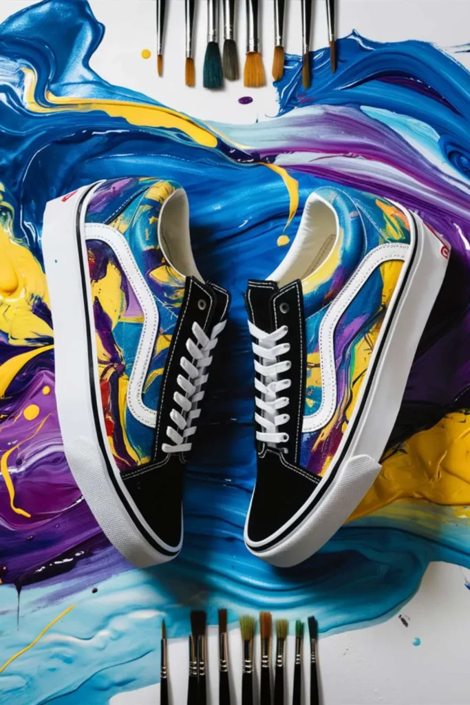 vans old skool shoe painting ideas