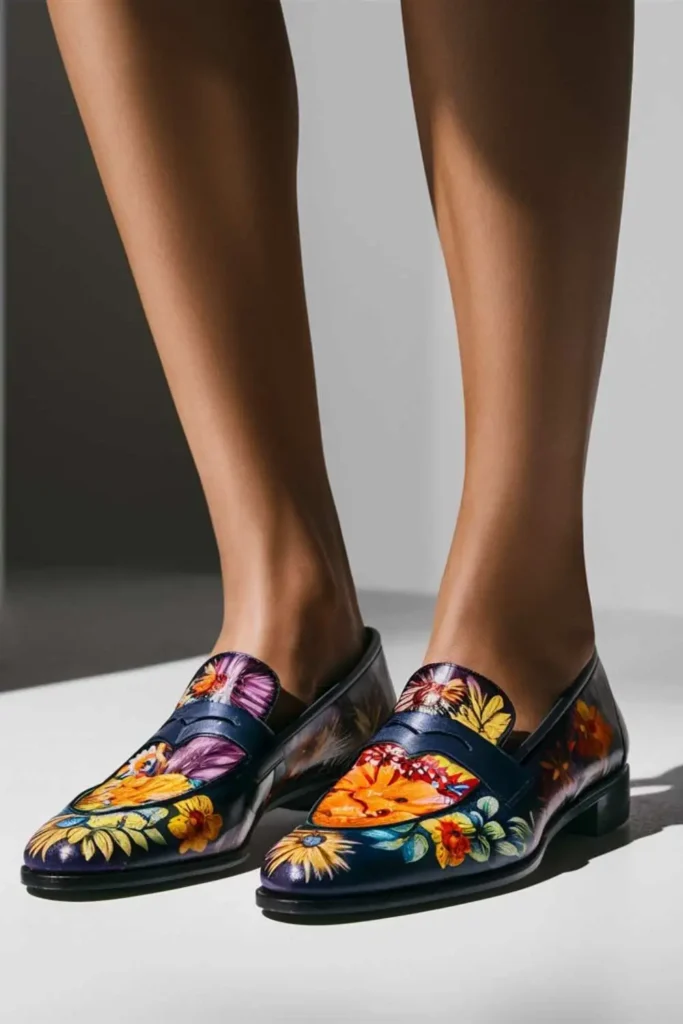 Shoe Painting Ideas Loafers (3)