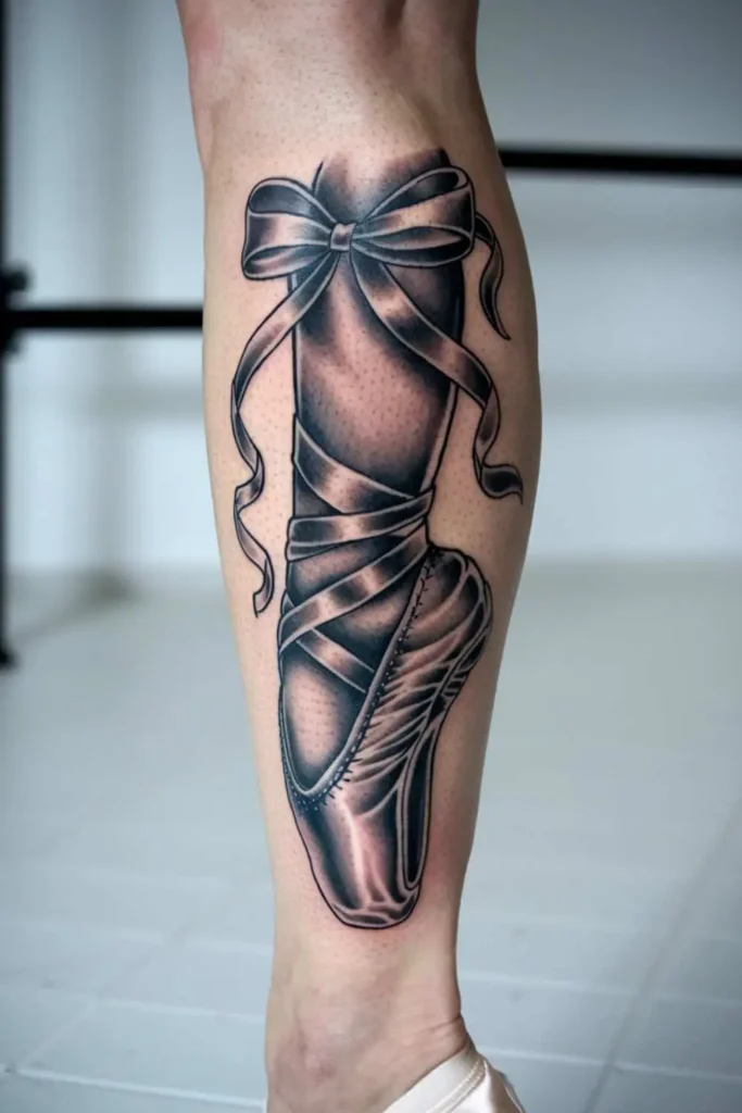 Ballet Pointe Shoes Tattoo (3)