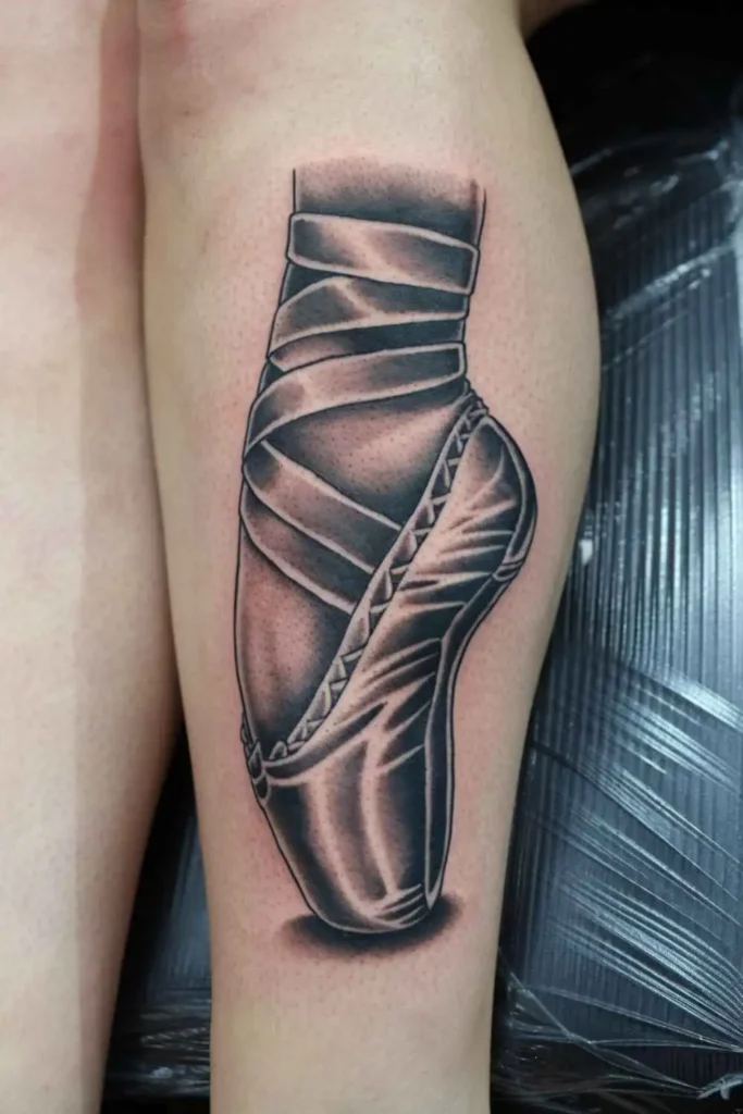 Ballet Pointe Shoes Tattoo