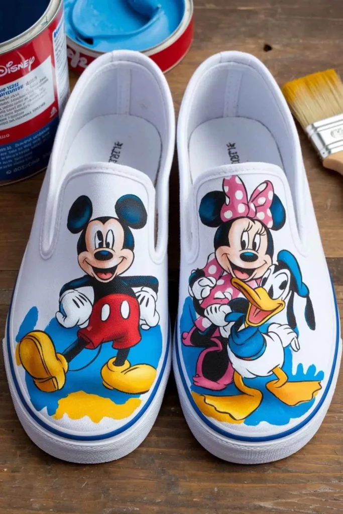 DIY Disney Shoe Painting Ideas (3)