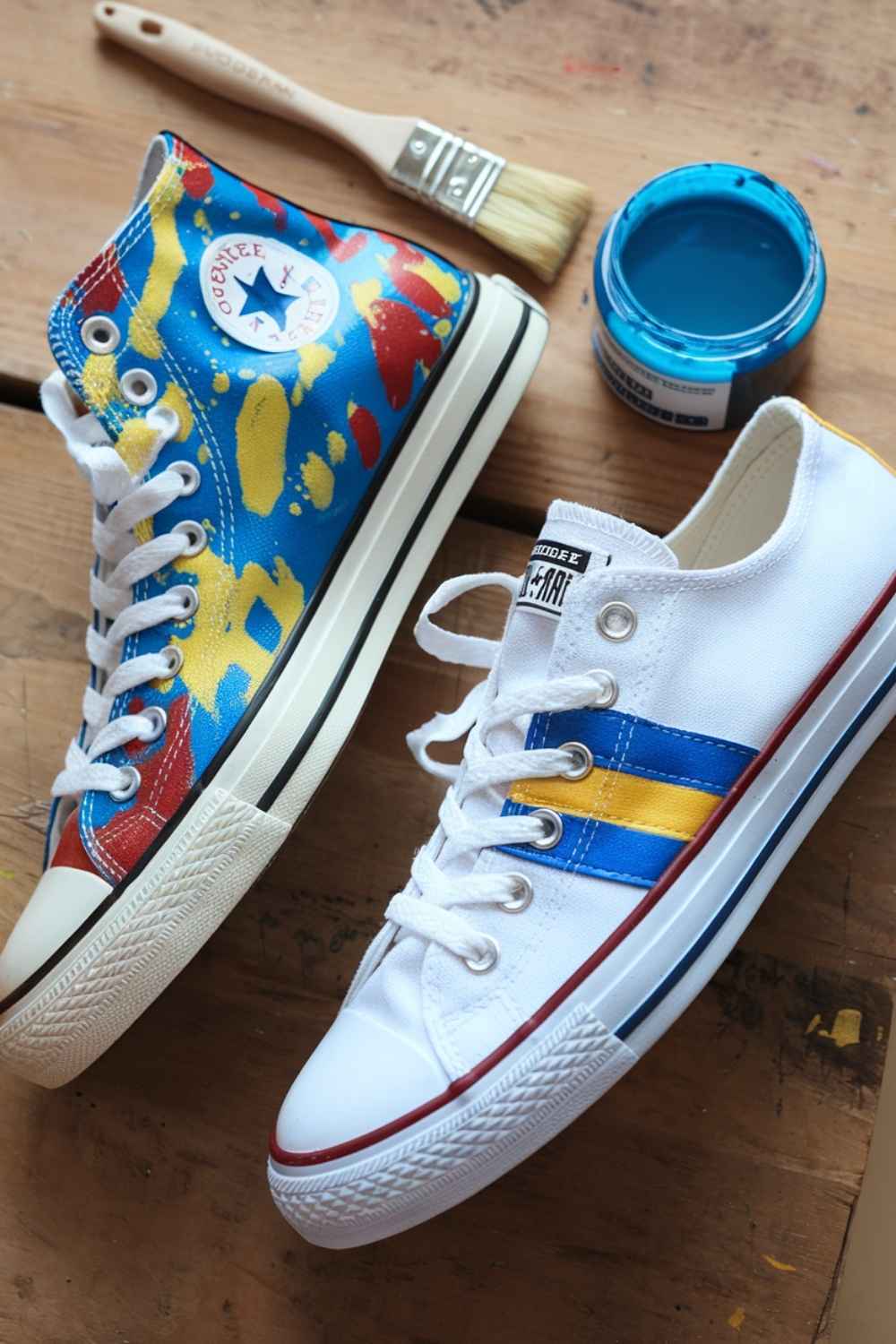 11 DIY Simple Shoe Painting DIY Shoe Painting Ideas For Converse 1