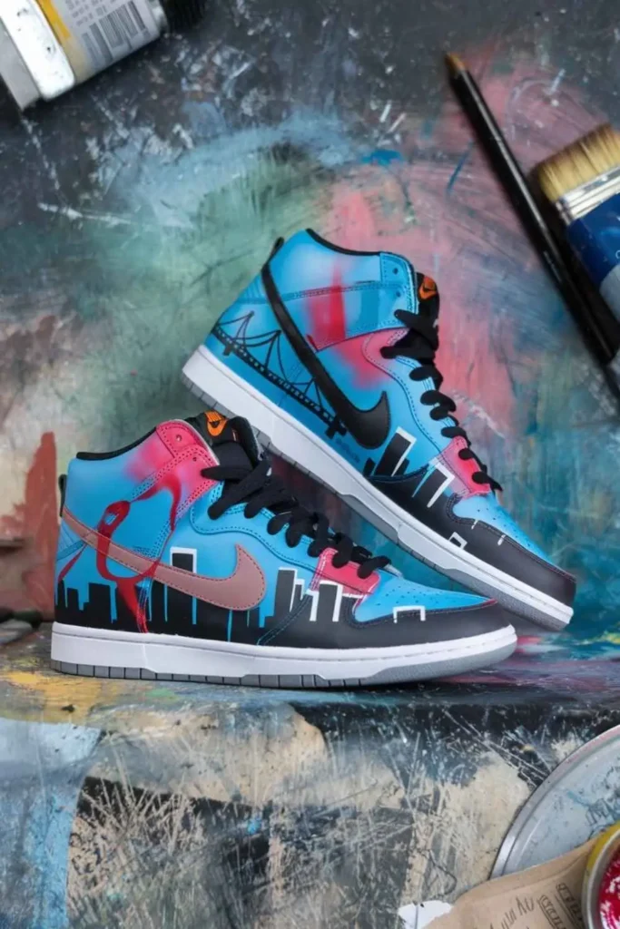 Shoe Painting Ideas for Nike High Tops (4)