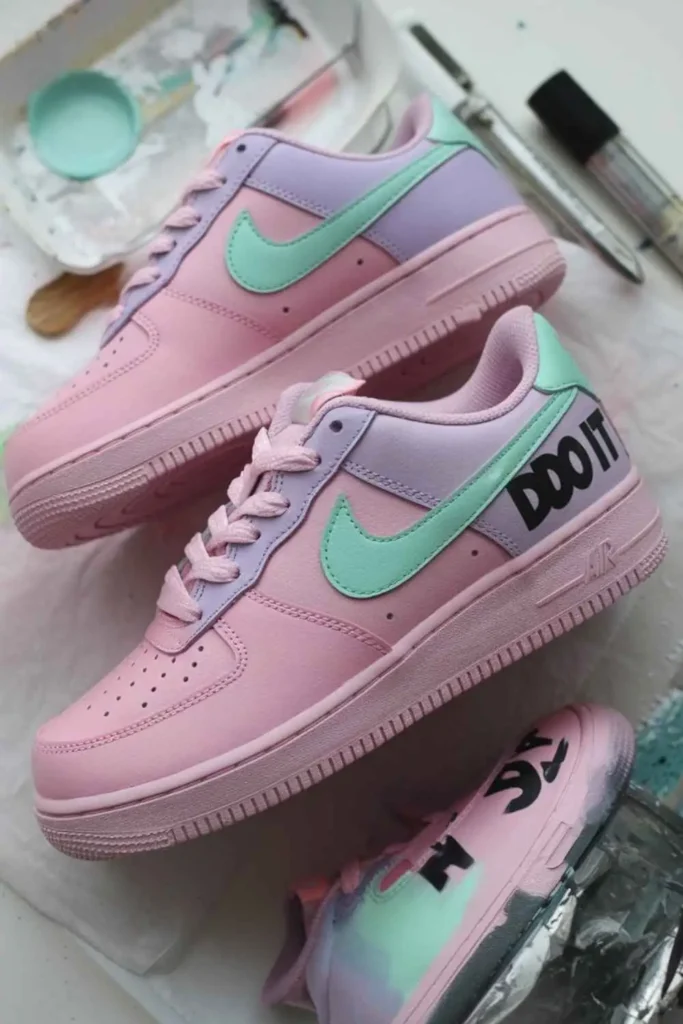 Shoe Painting Ideas for Nike Pink Sneakers (1)