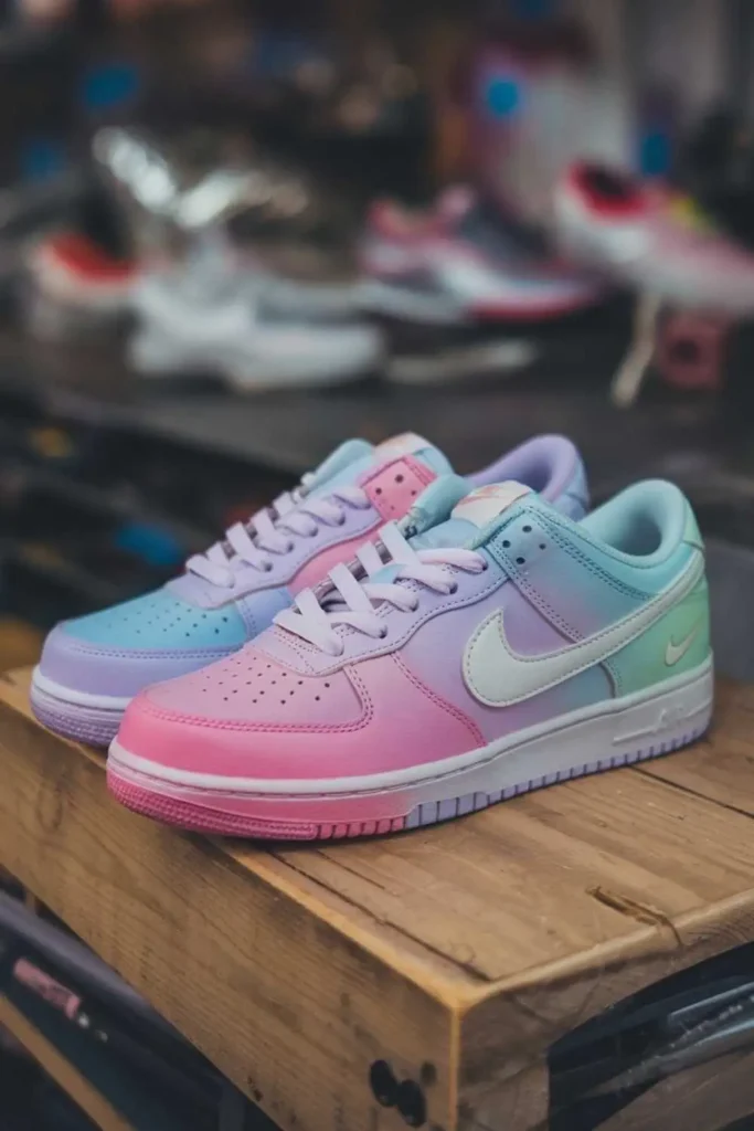 Shoe Painting Ideas for Nike Pink Sneakers