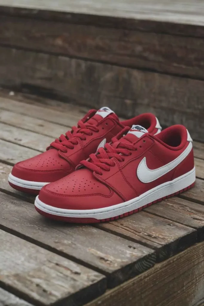 Shoe Painting Ideas for Nike Red Sneakers