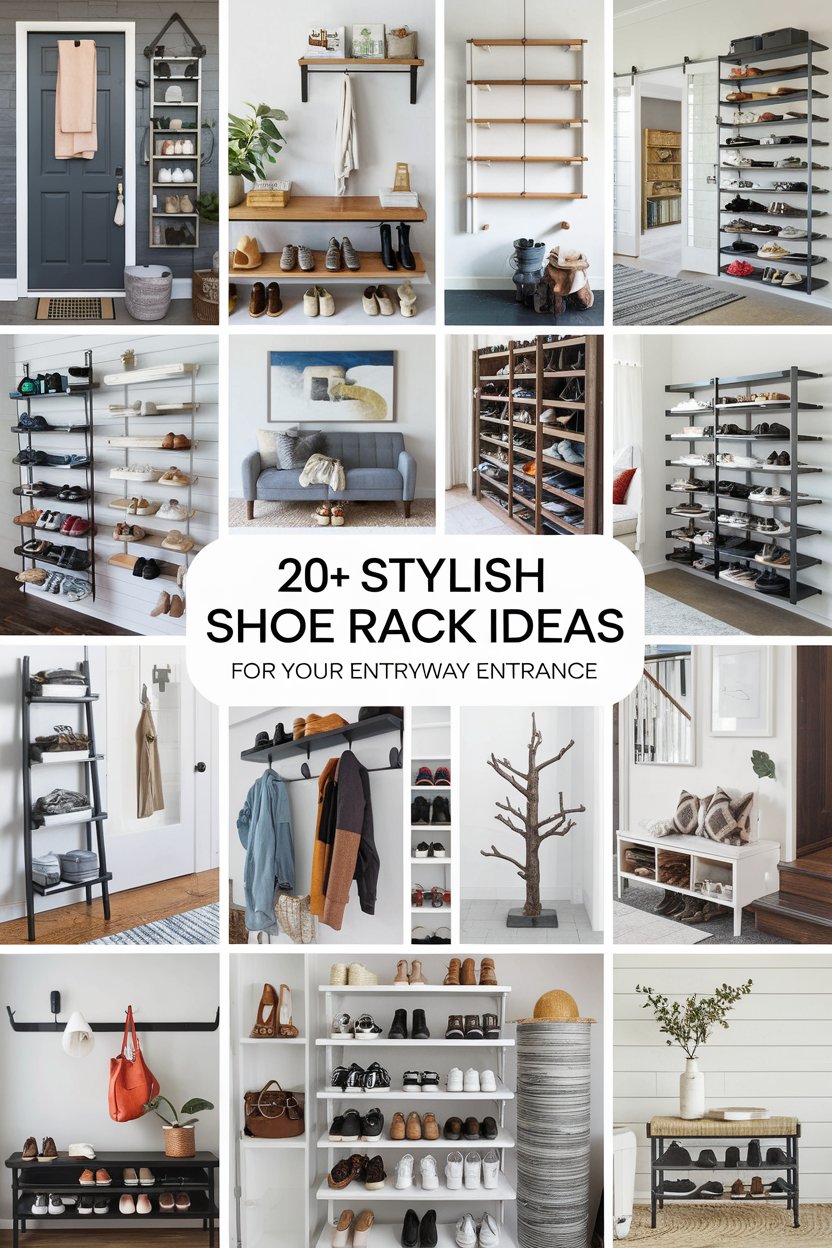 20 Stylish Shoe Rack Ideas for Your Entryway Entrance