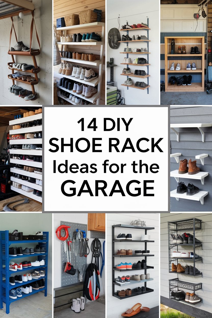 DIY Shoe Rack Ideas for the Garage