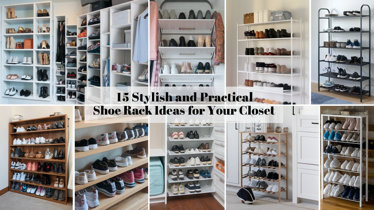 15 Stylish and Practical Shoe Rack Ideas for Your Closet