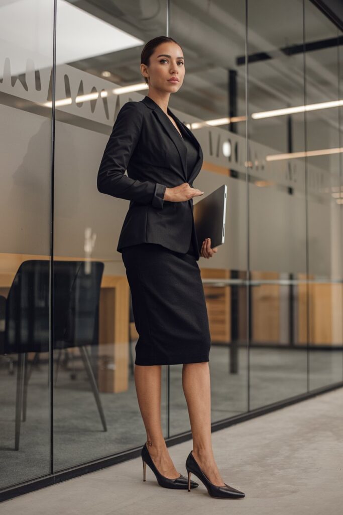 women wear Clarks Emslie Lulin in workplace