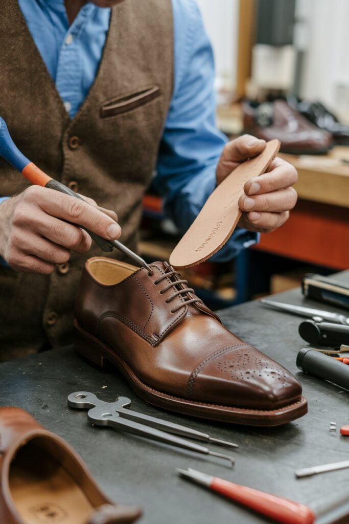 A professional cobbler can make permanent adjustments to your shoes by resizing or adding padding.