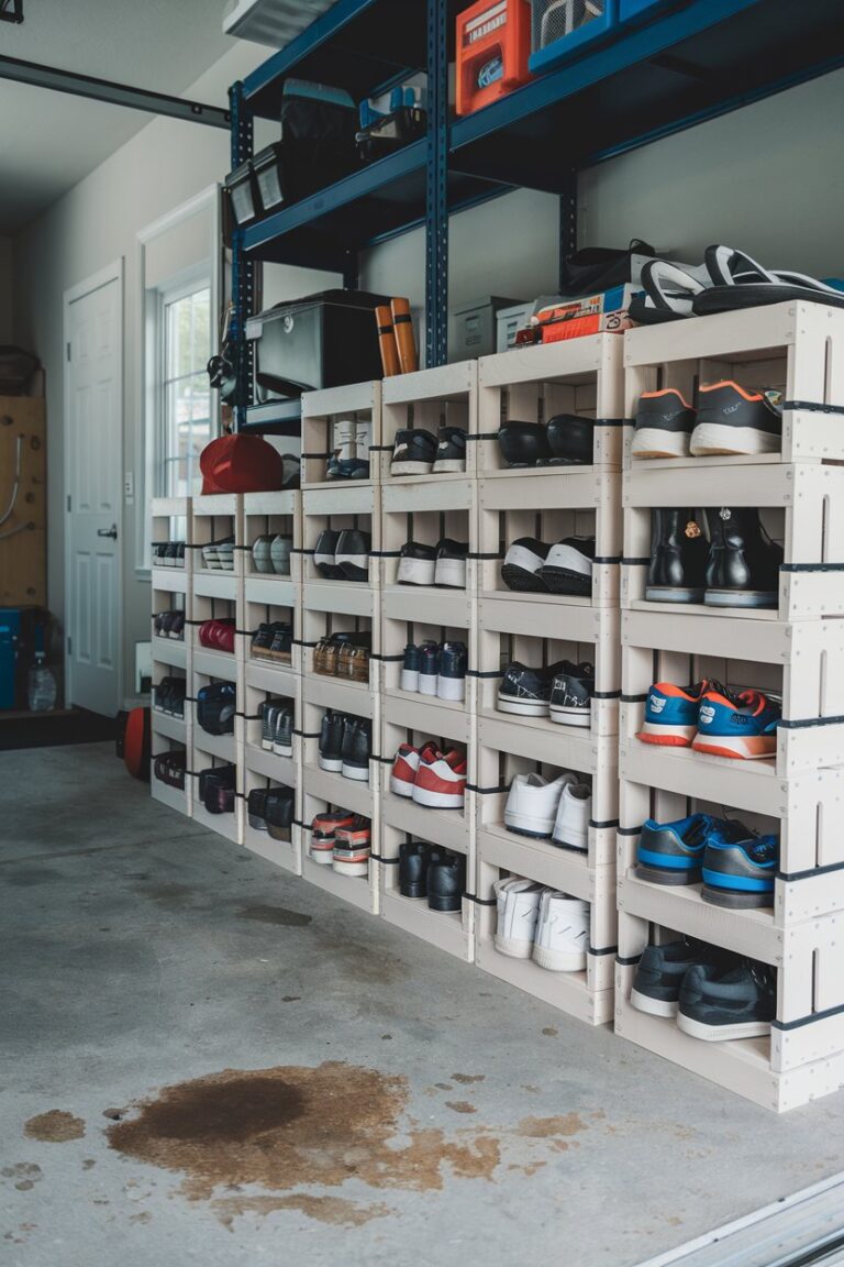 14 DIY Shoe Rack Ideas for the Garage (Practical & Space-Saving Solutions)