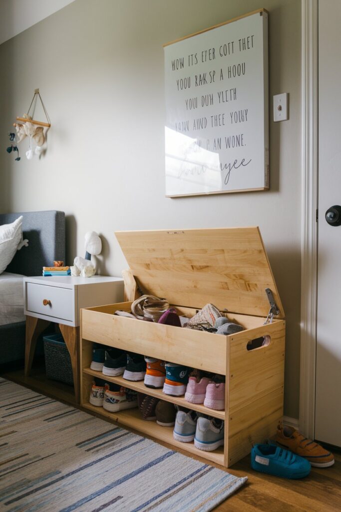 Toy Box Shoe Storage