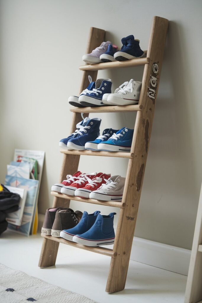 Ladder-Style Shoe Rack