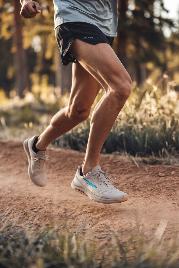 women running Altra Escalante 3 