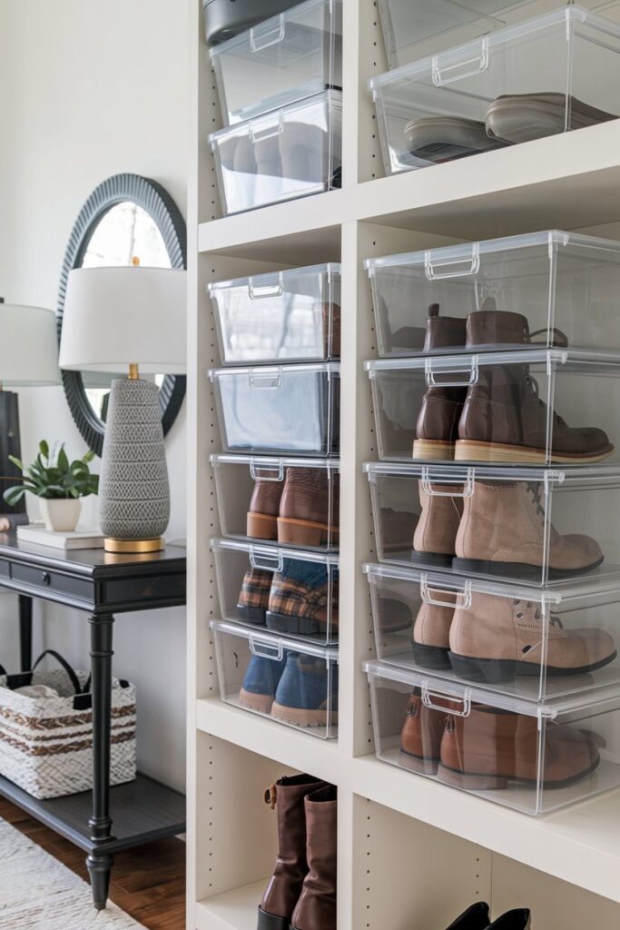 Stackable Shoe Bins