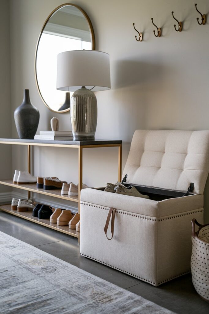 Shoe Storage Ottoman