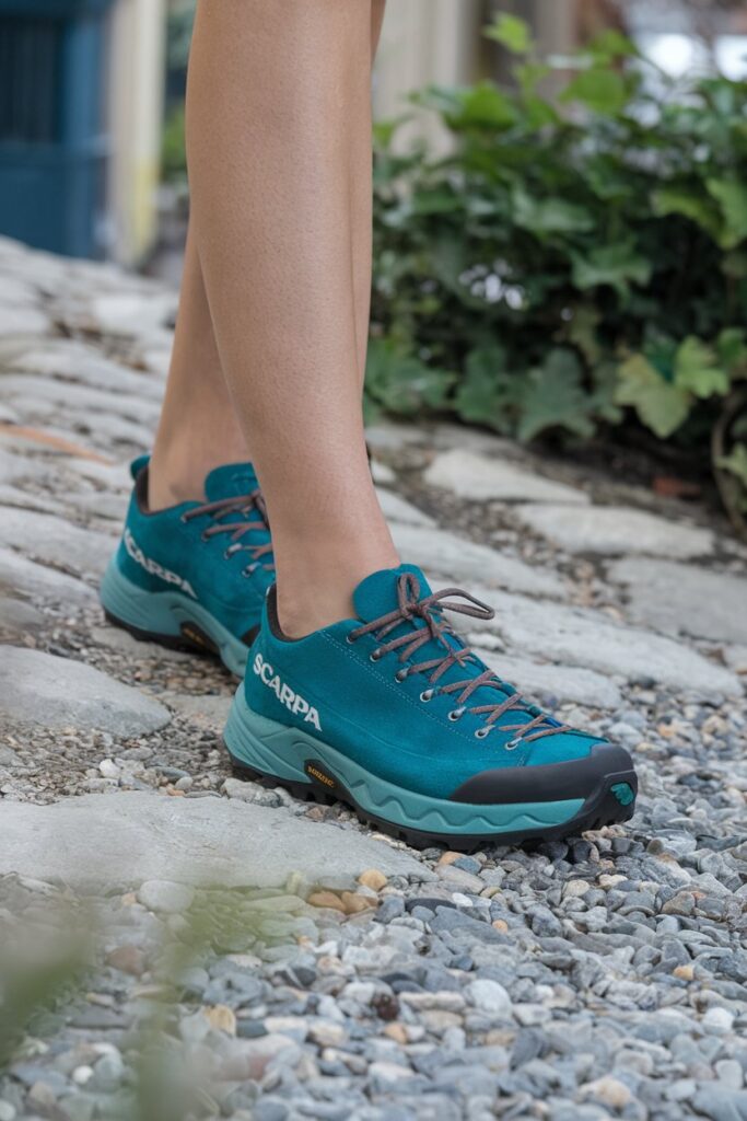 women wear Scarpa Mojito Trail GTX