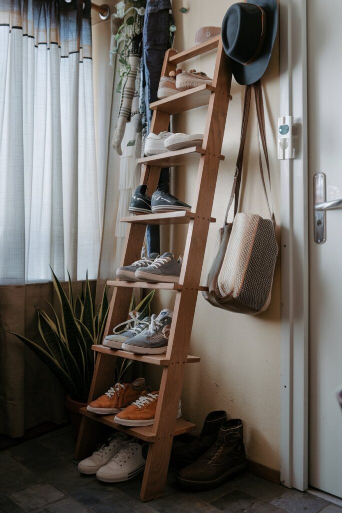 Ladder-Style Shoe Rack