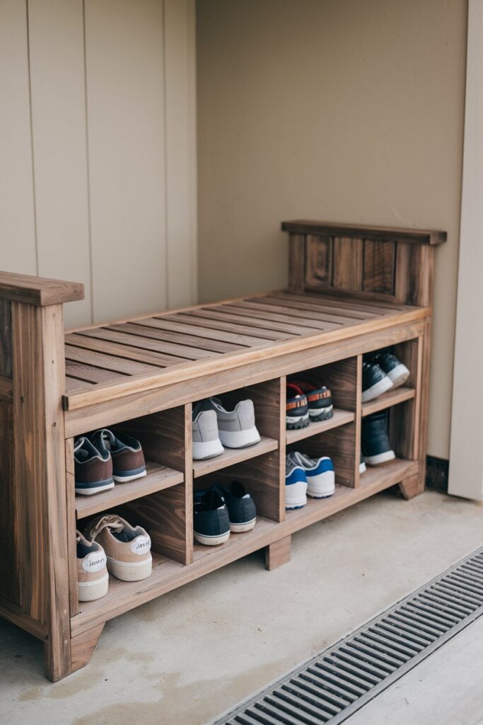 Shoe Storage Bench