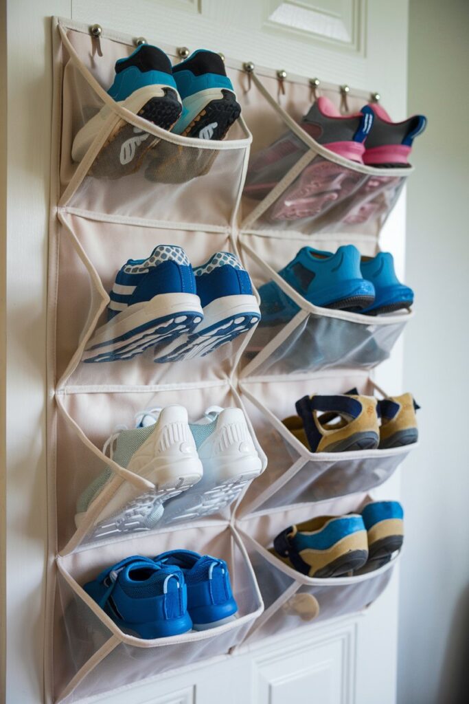 Hanging Fabric Shoe Organizer