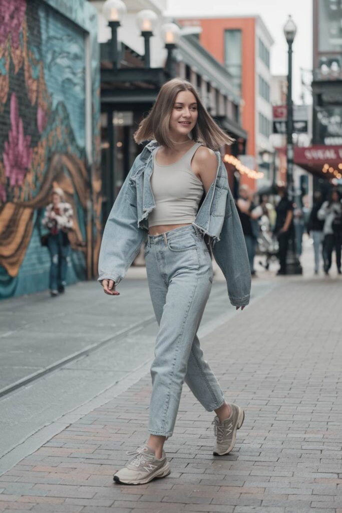 Denim on Denim outfit