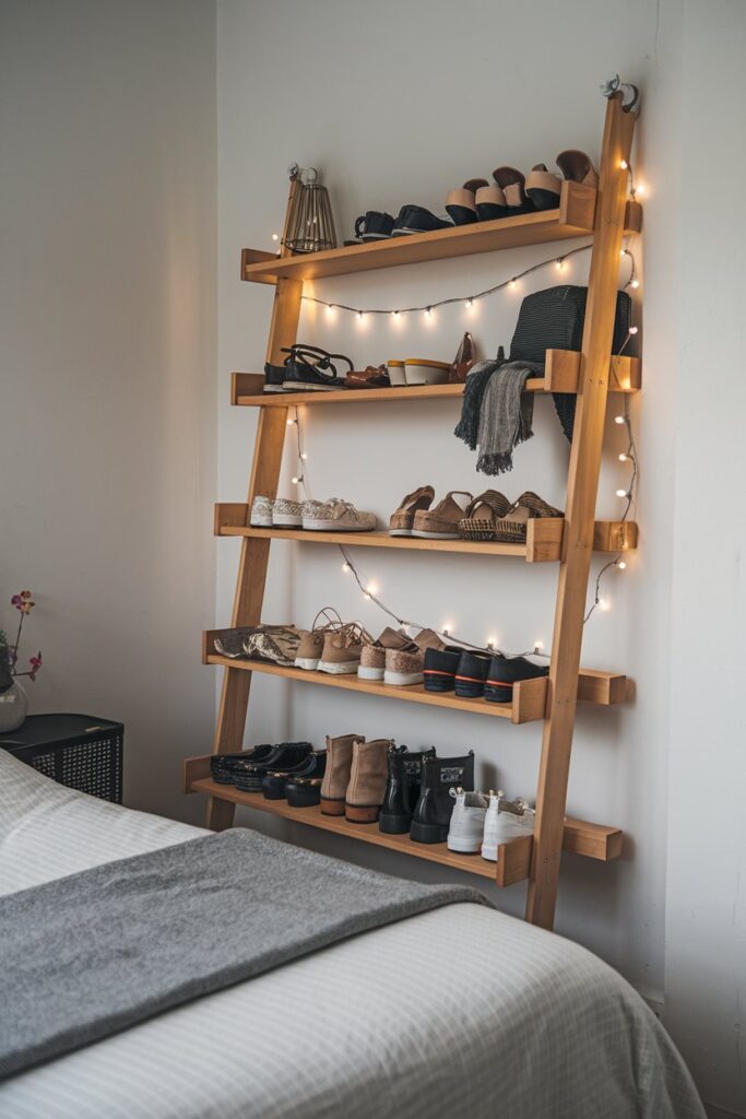  Ladder Shoe Shelf