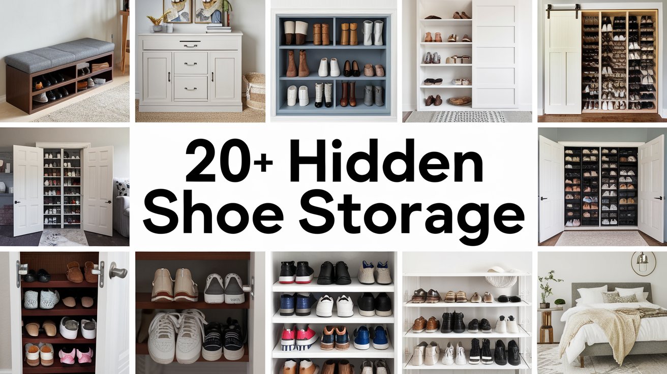 20+ Hidden Shoe Storage Ideas for a Clutter-Free Home