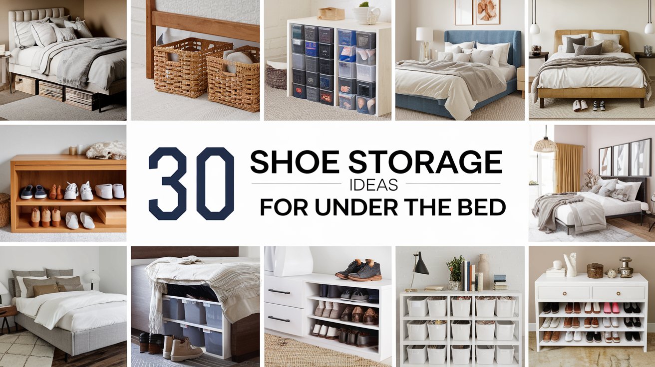 30 Shoe Storage Ideas for Under the Bed