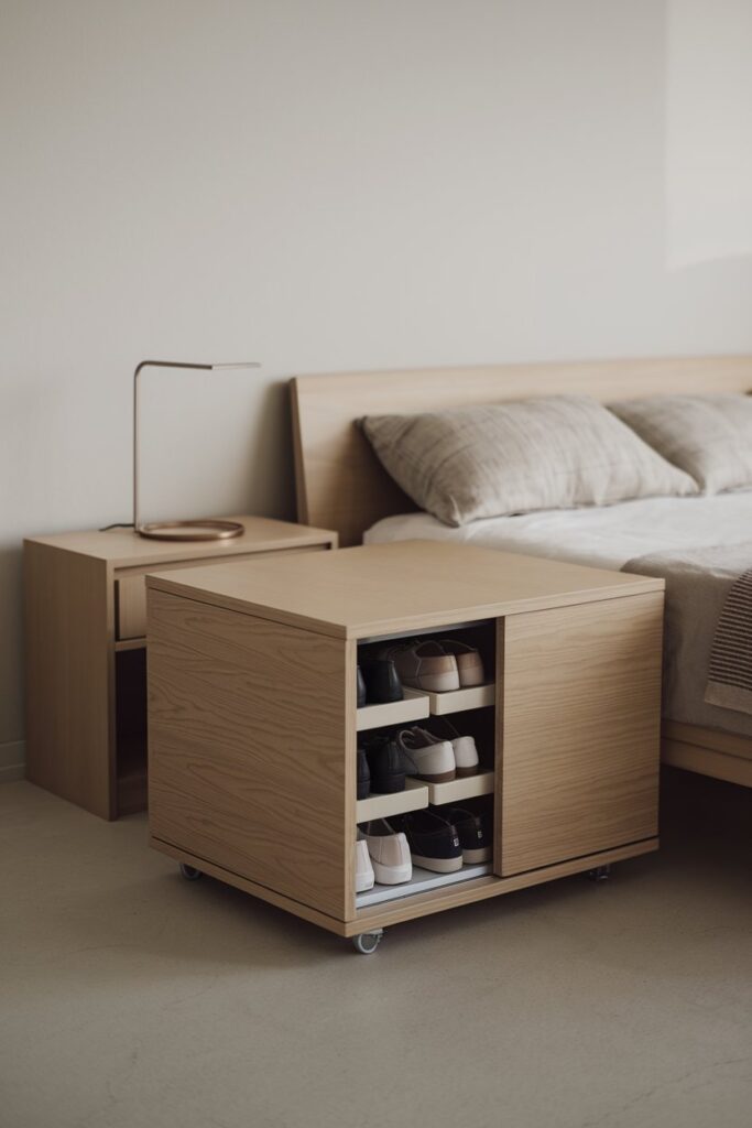 Under-Bed Cabinet on Wheels