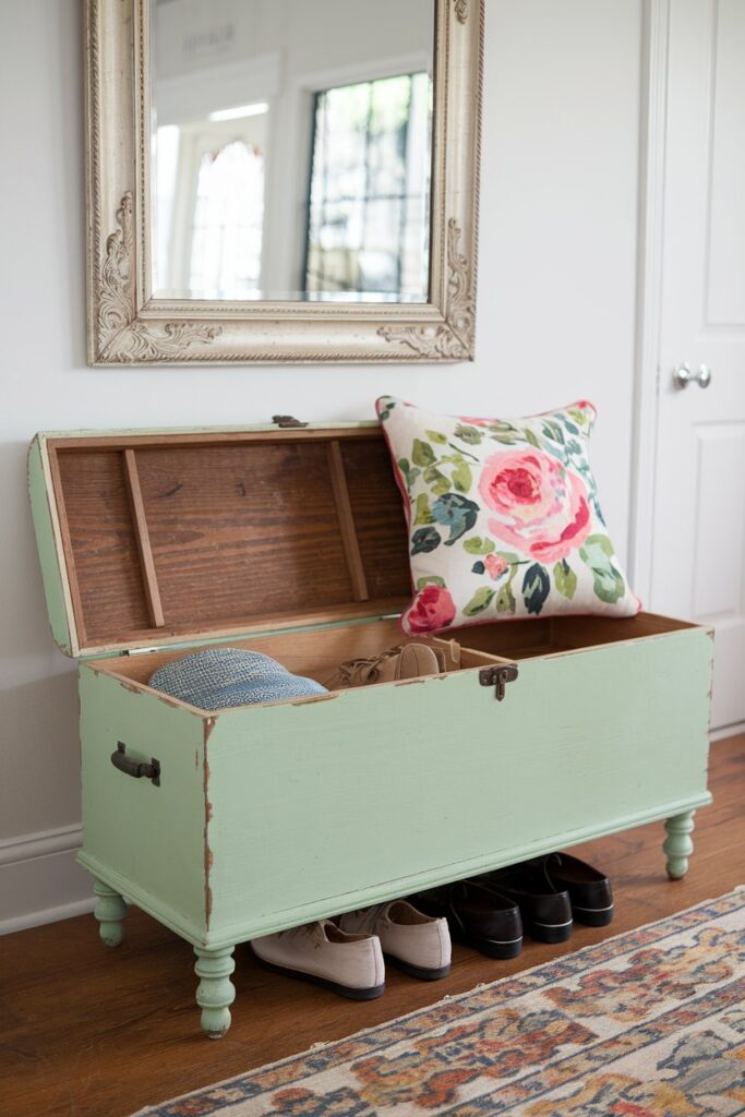 Vintage Chest Bench Conversion