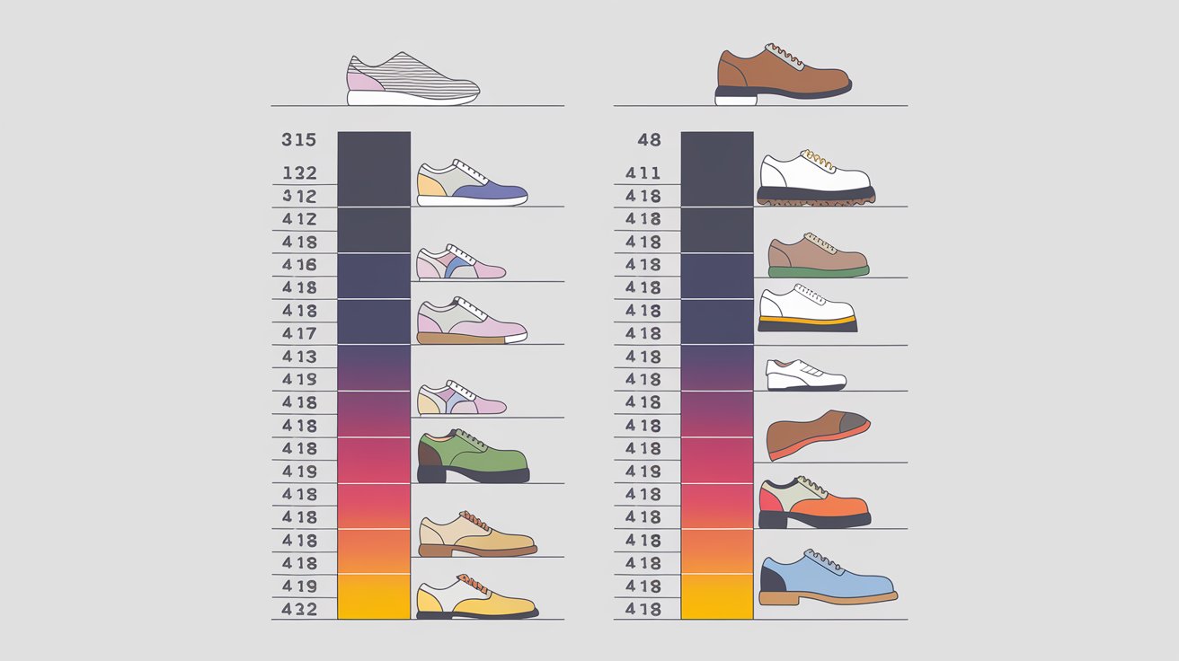 European Women's to Men's Shoe Size Chart