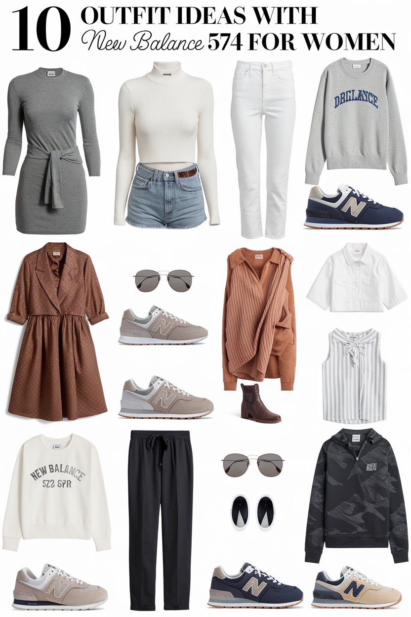 Outfit Ideas with New Balance 574 for Women