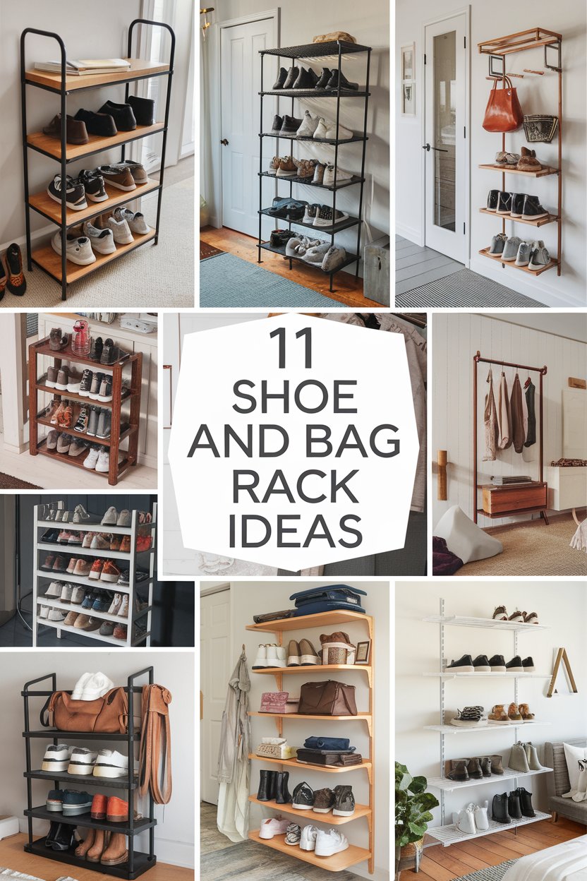 Tiered Shoe & Bag Stand