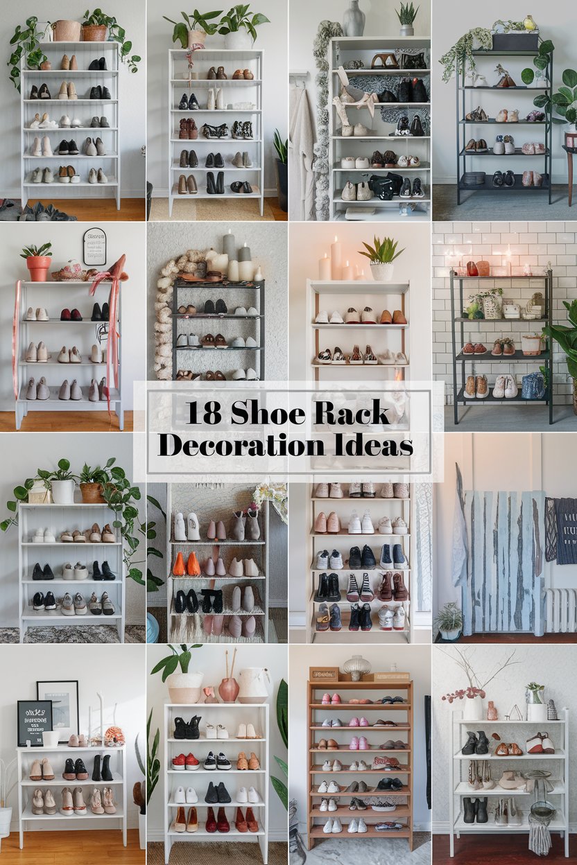 18 Stylish Shoe Rack Decoration Ideas