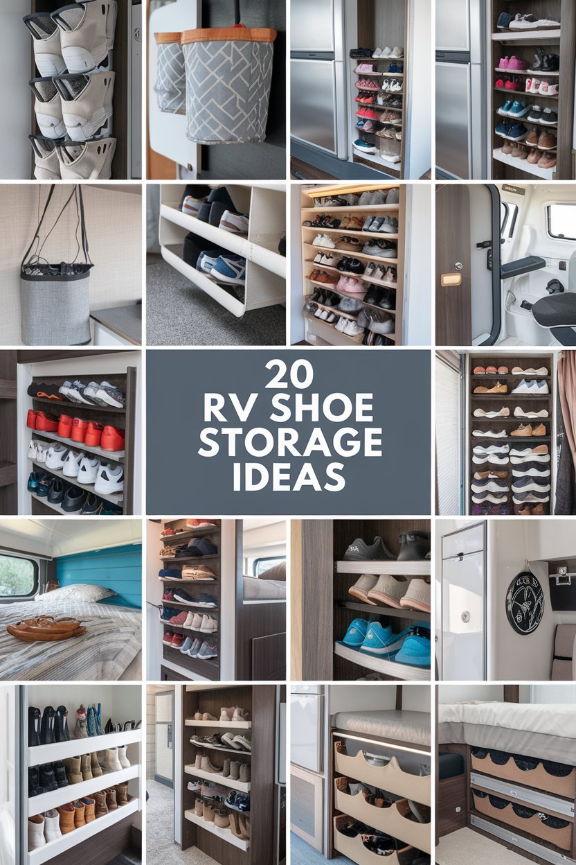 20 RV Shoe Storage Ideas