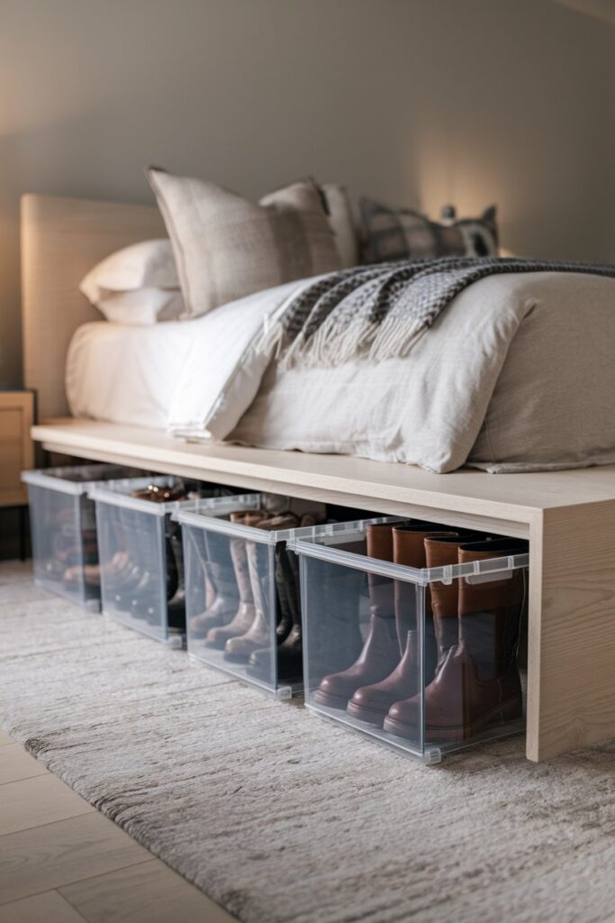  Under-Bed Rolling Bins