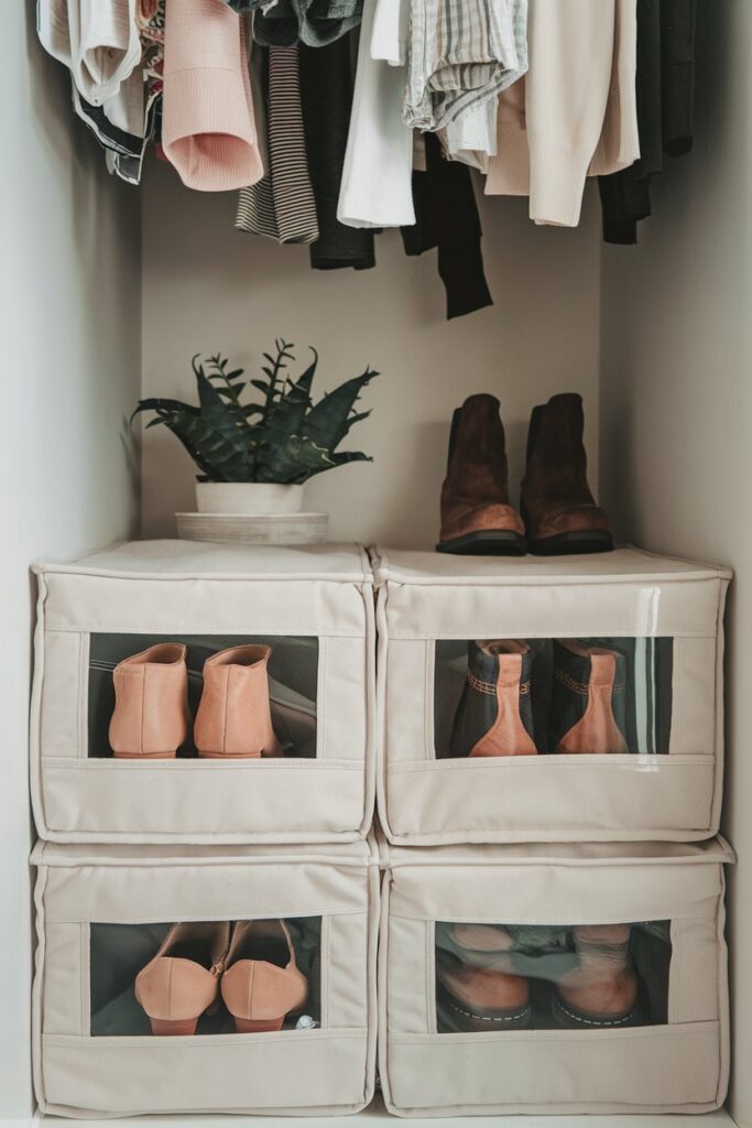 Collapsible Fabric Storage Boxes