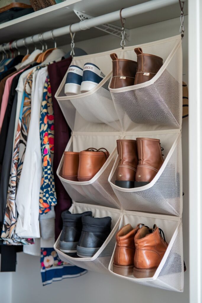 Hanging Shoe Organizer (Adapted for Boots)