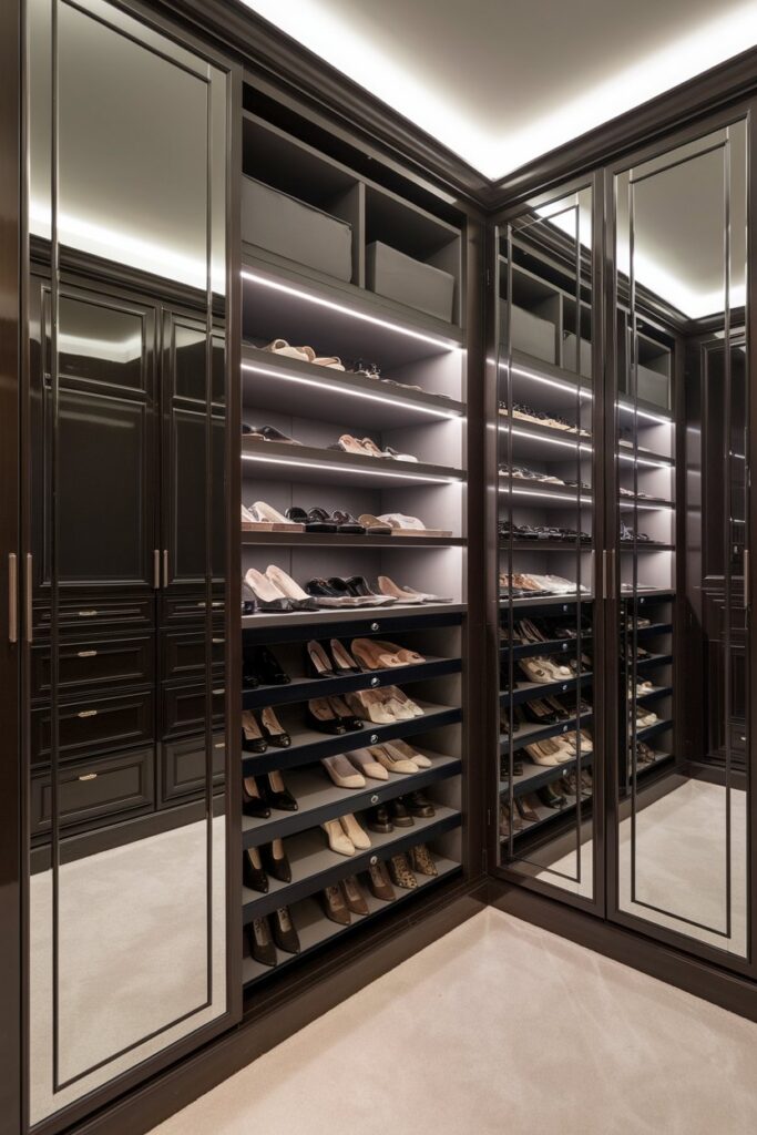  Customized Built-In Shoe Cabinets