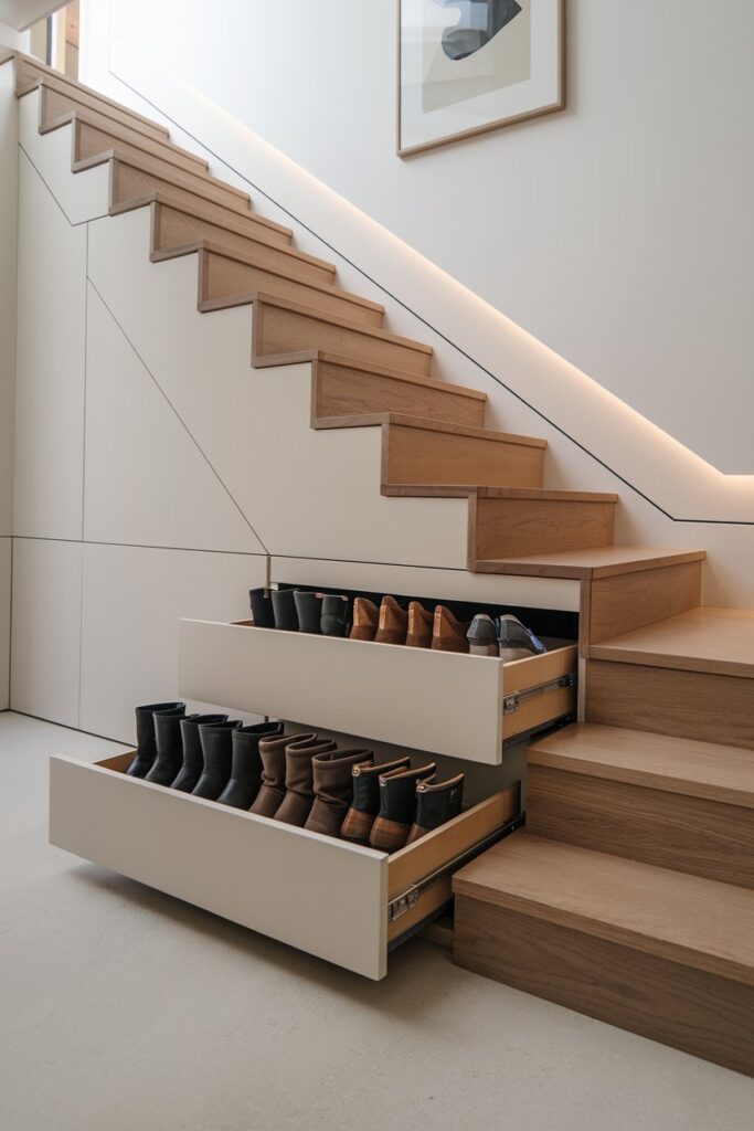  Under-Stair Boot Drawers