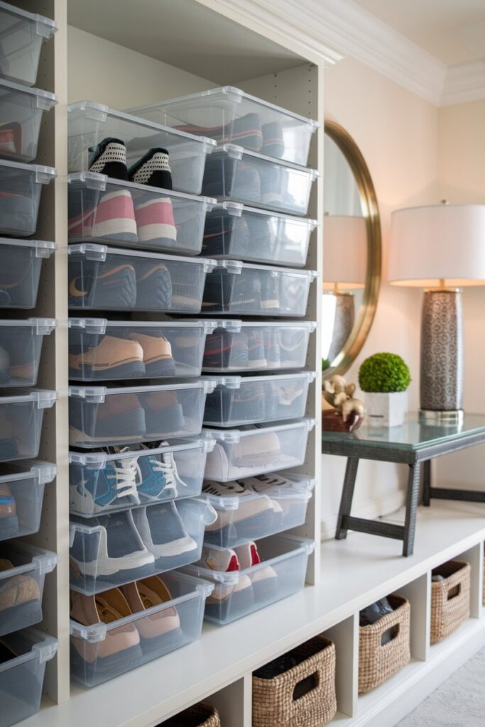 Stackable Shoe Bins