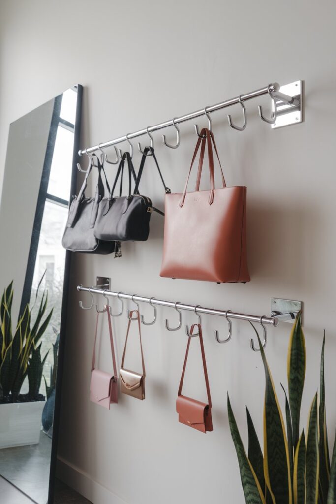 Hanging Rods or Rails for Bags