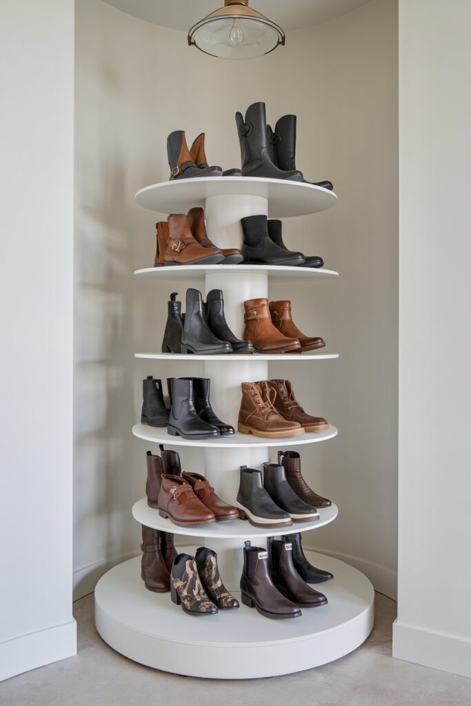 Rotating Boot Carousel: