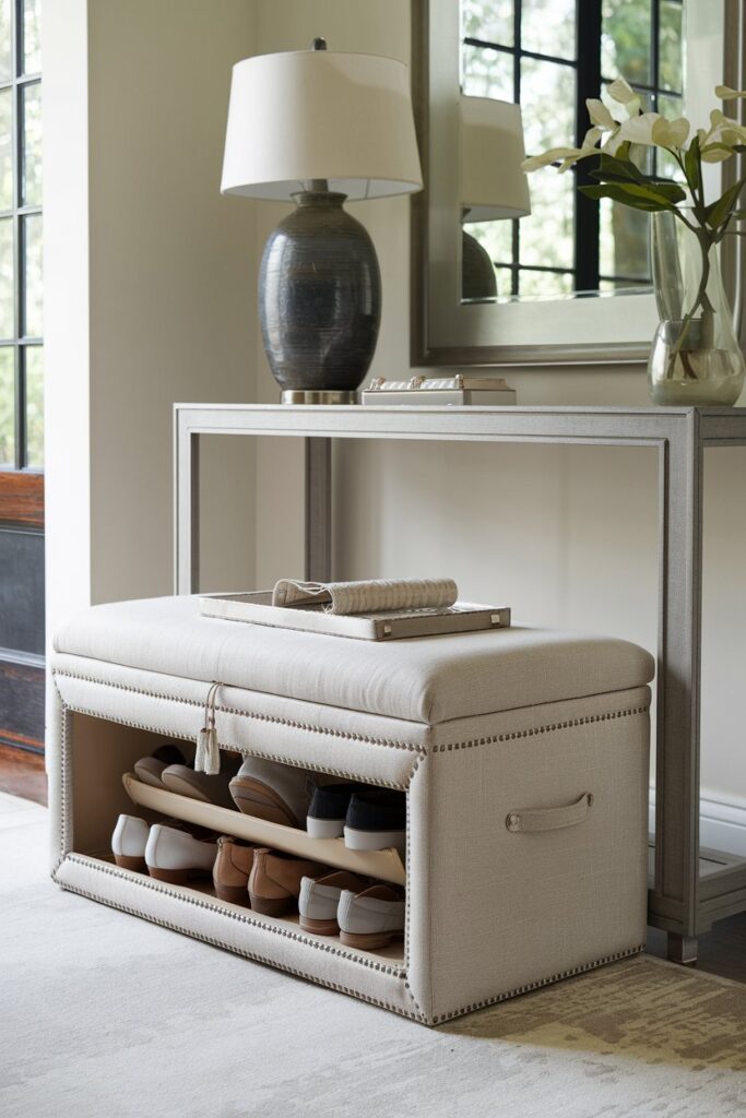 Shoe Storage Ottoman