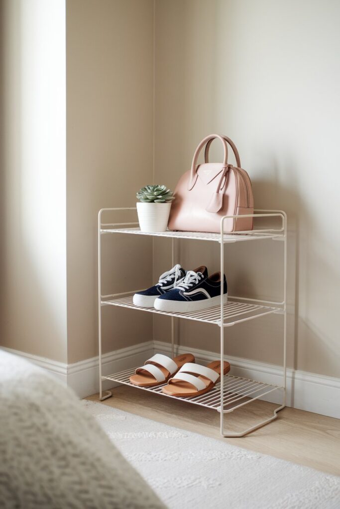 Tiered Shoe & Bag Stand