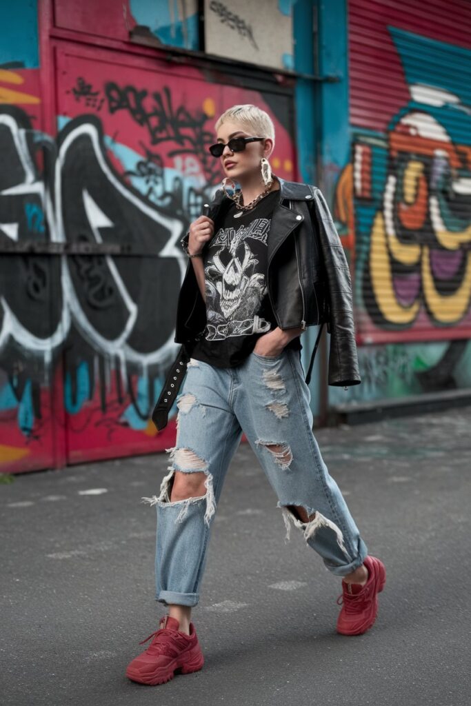 Edgy Street Style