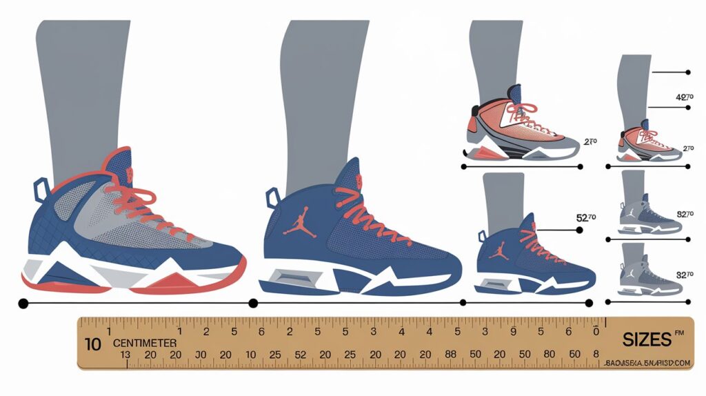 Basketball Shoe Size Chart 