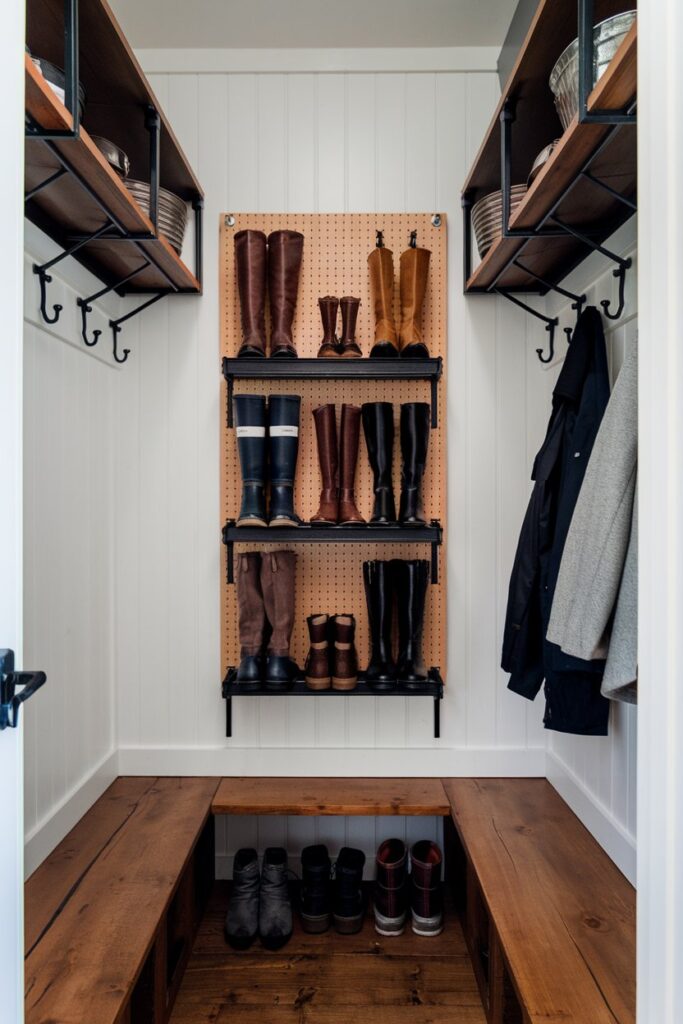 Pegboard for Boots